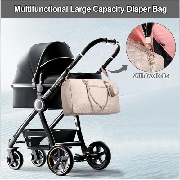 Diaper Bag Tote w/Pacifier Case & Changing Pad.Large Capacity *Brand New w/Tags - Picture 5 of 16